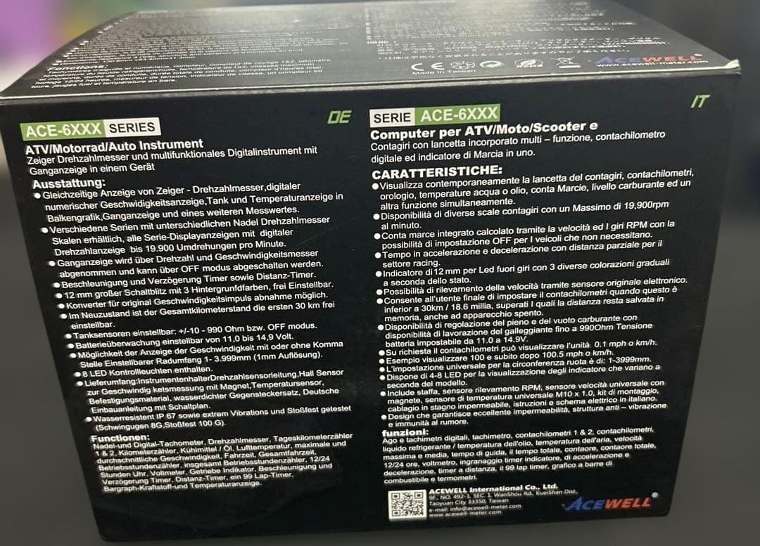 ACEWELL(エースウェル) デジタルメーター 多機能 ACE-6552