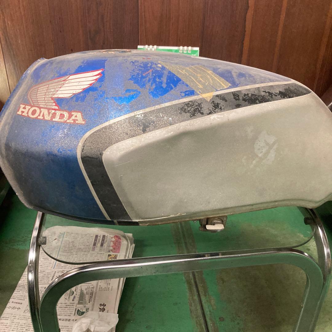 HONDA CBX400バイクタンク 青