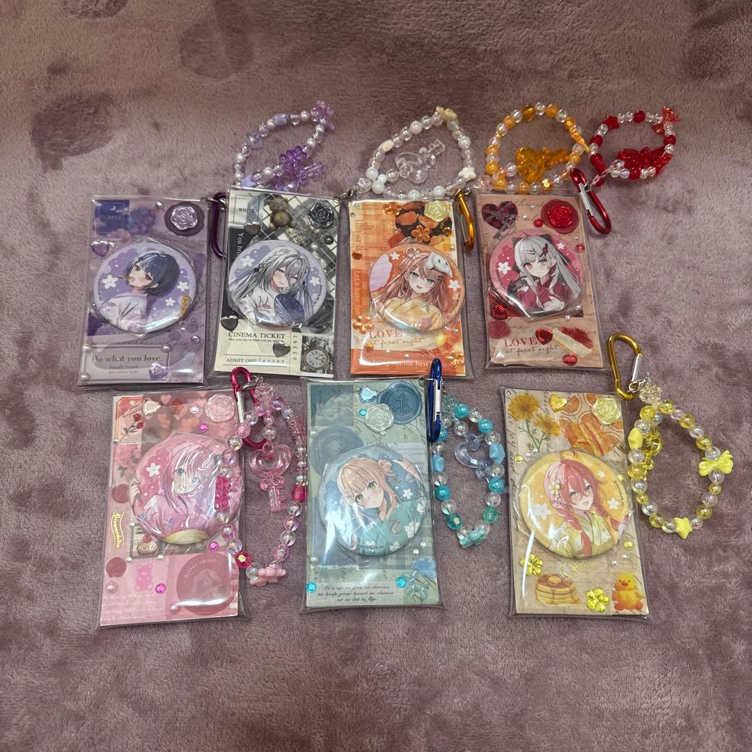 にじさんじ　idios　缶バッジセット　神田明神納涼祭り