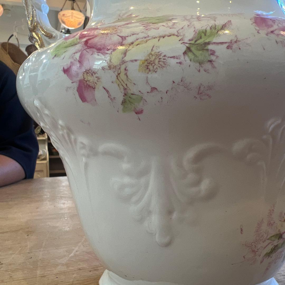 英国アンティークヴィクトリア朝トランスファーウェアウオーター