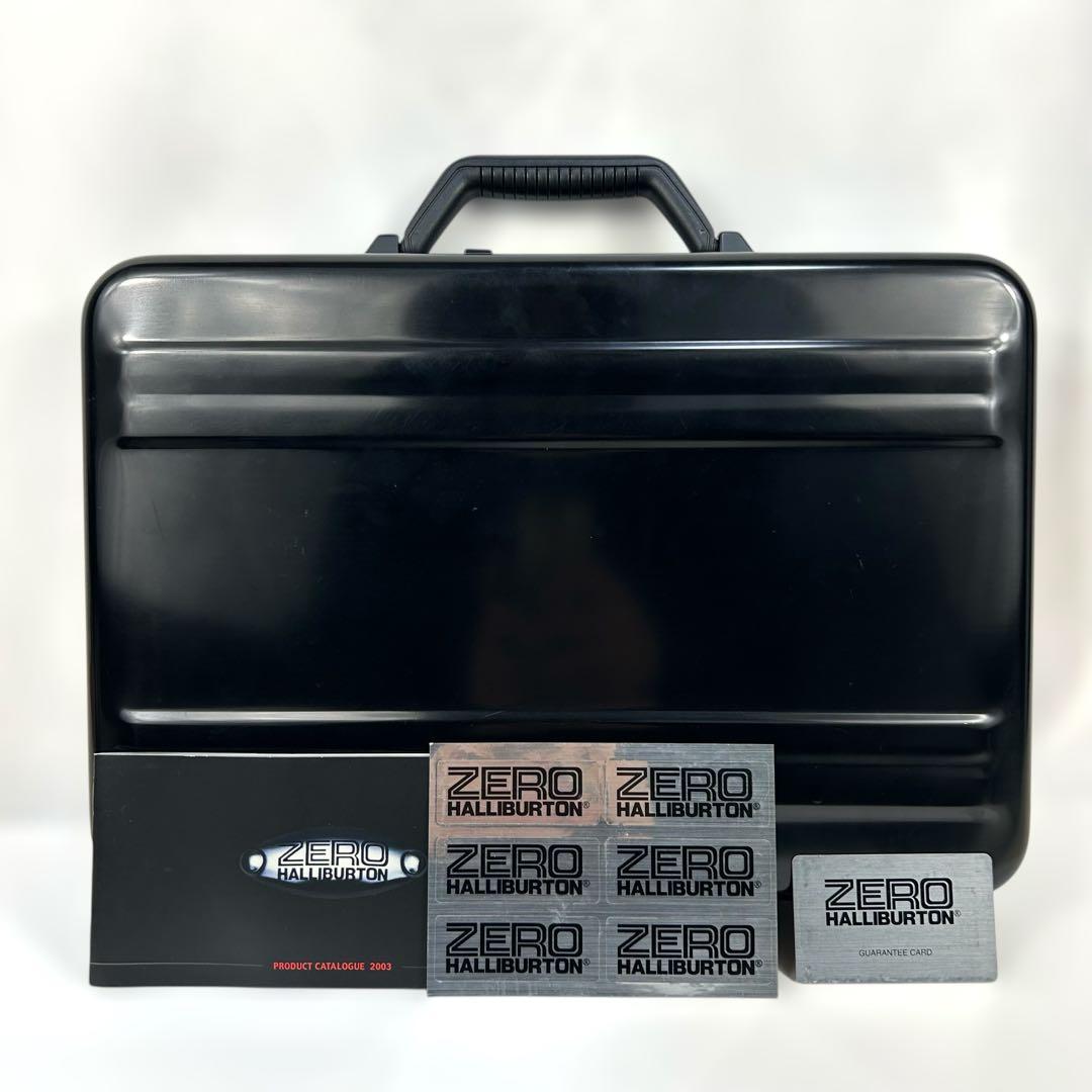 ギャランティー付き ゼロハリバートン アタッシュケース 軽量 ブラック