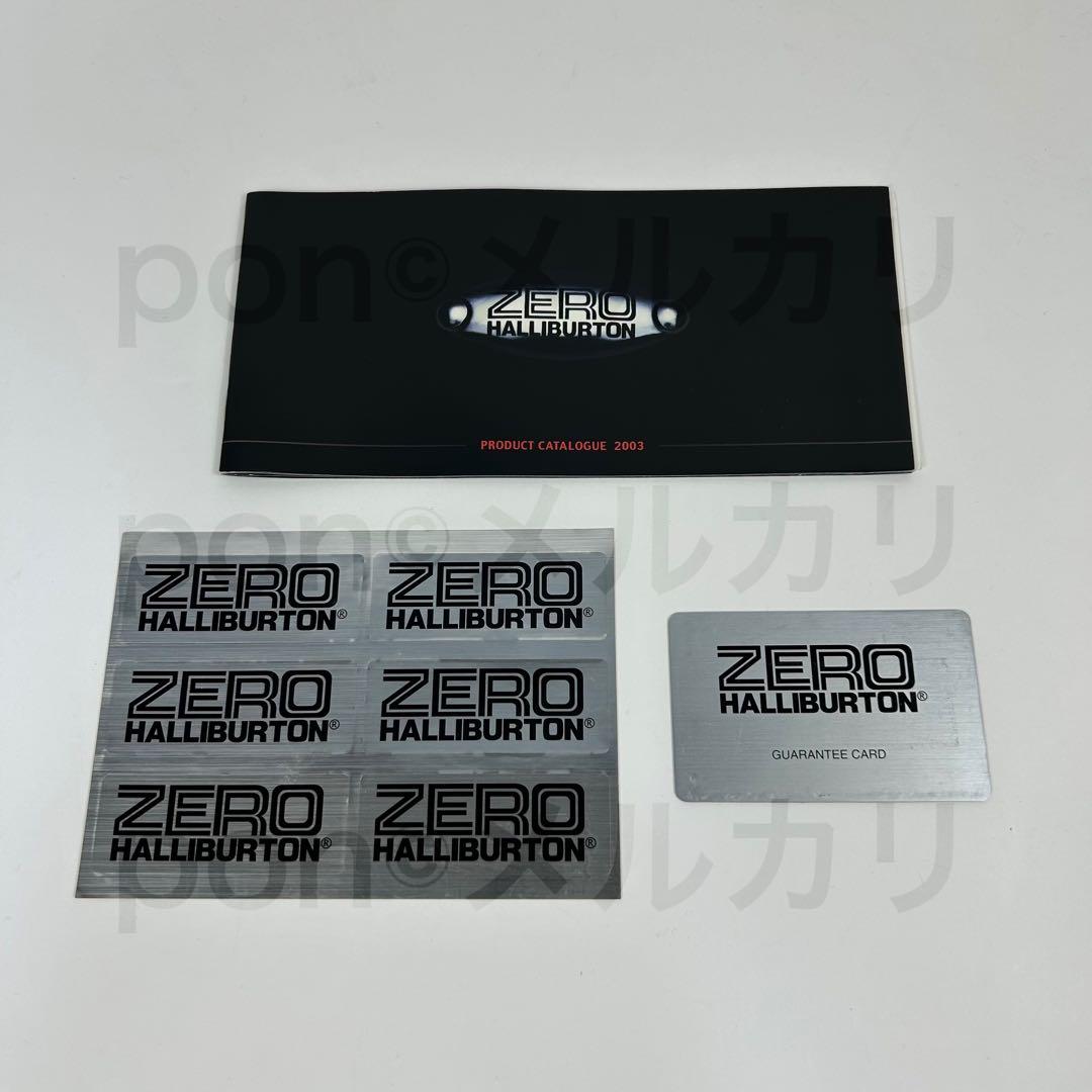 ギャランティー付き ゼロハリバートン アタッシュケース 軽量 ブラック