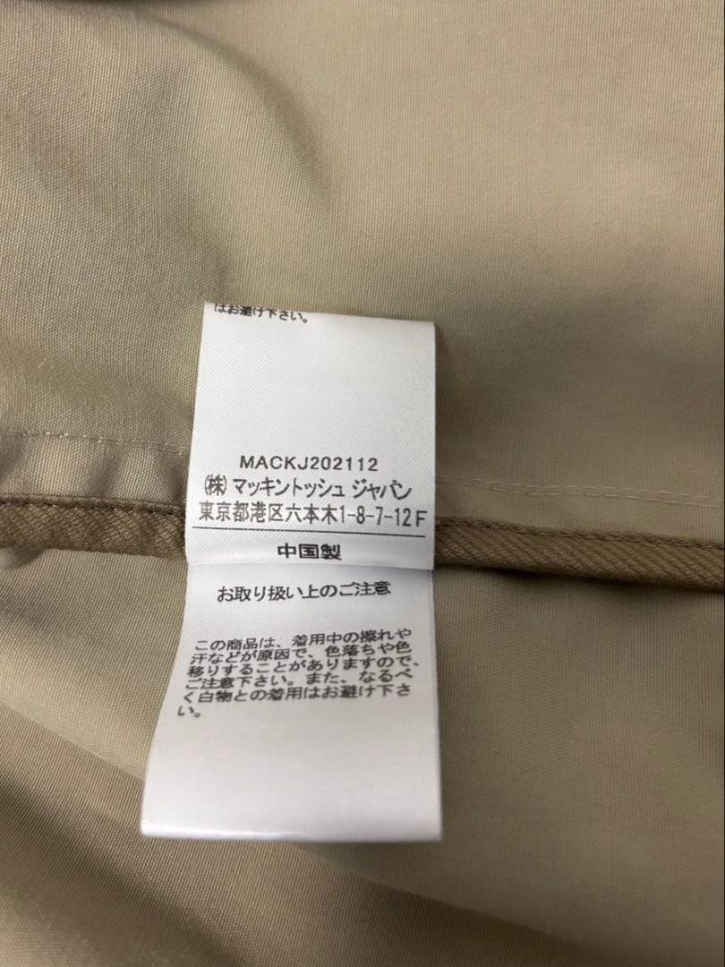 トラディショナルウェザーウェア ジャケット 薄手 衿コーデュロイ ベージュ 38