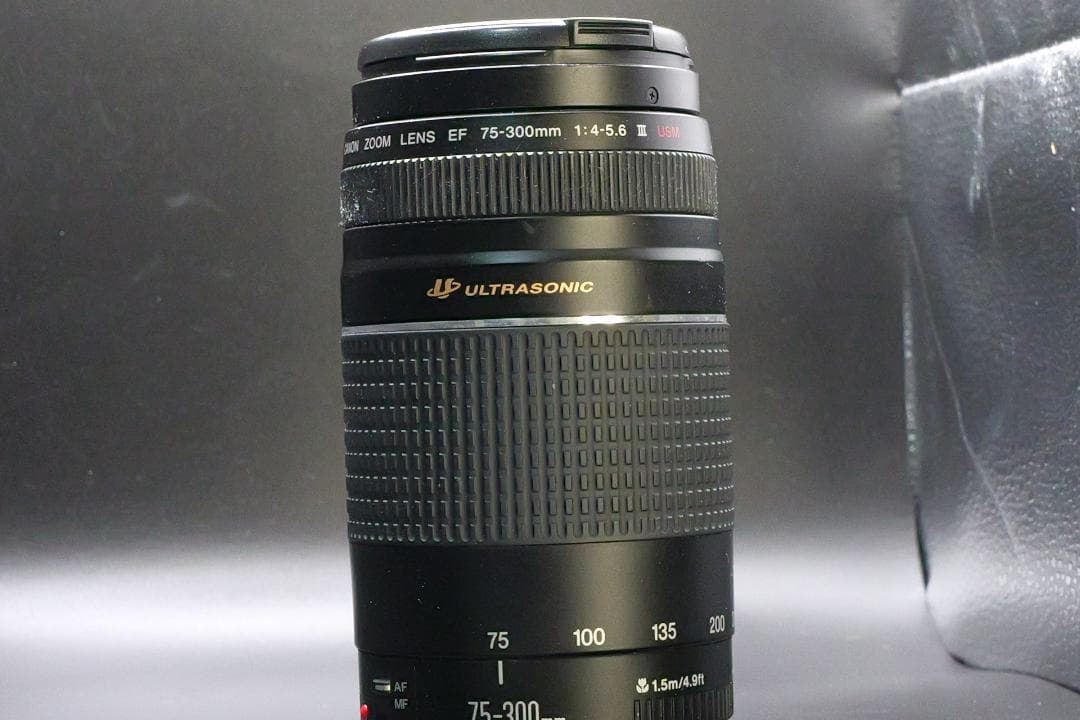 【美品】望遠レンズ Canon EF 75-300mm F4-5.6 Ⅲ　USM