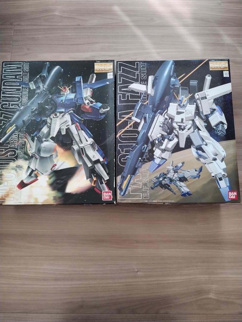 MGガンダム　FULLARMOR ZZガンダム、FAZZ ２体セット