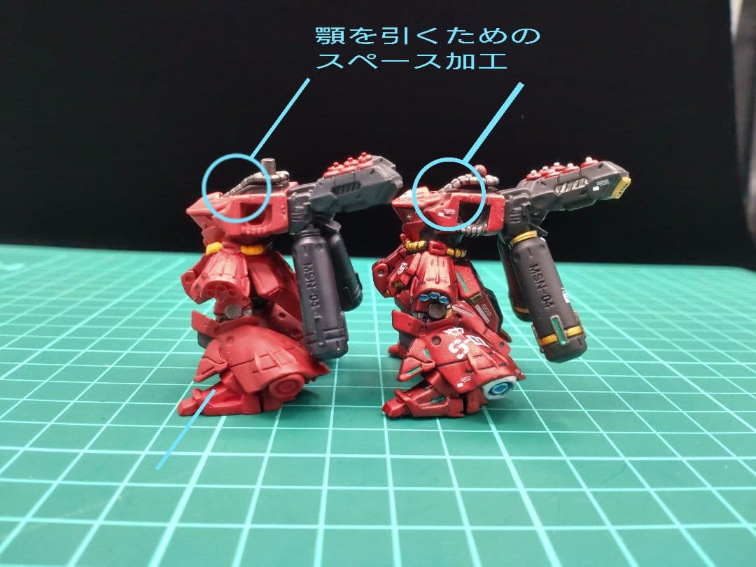ガンダムコンバージ サザビー リペイント完成品