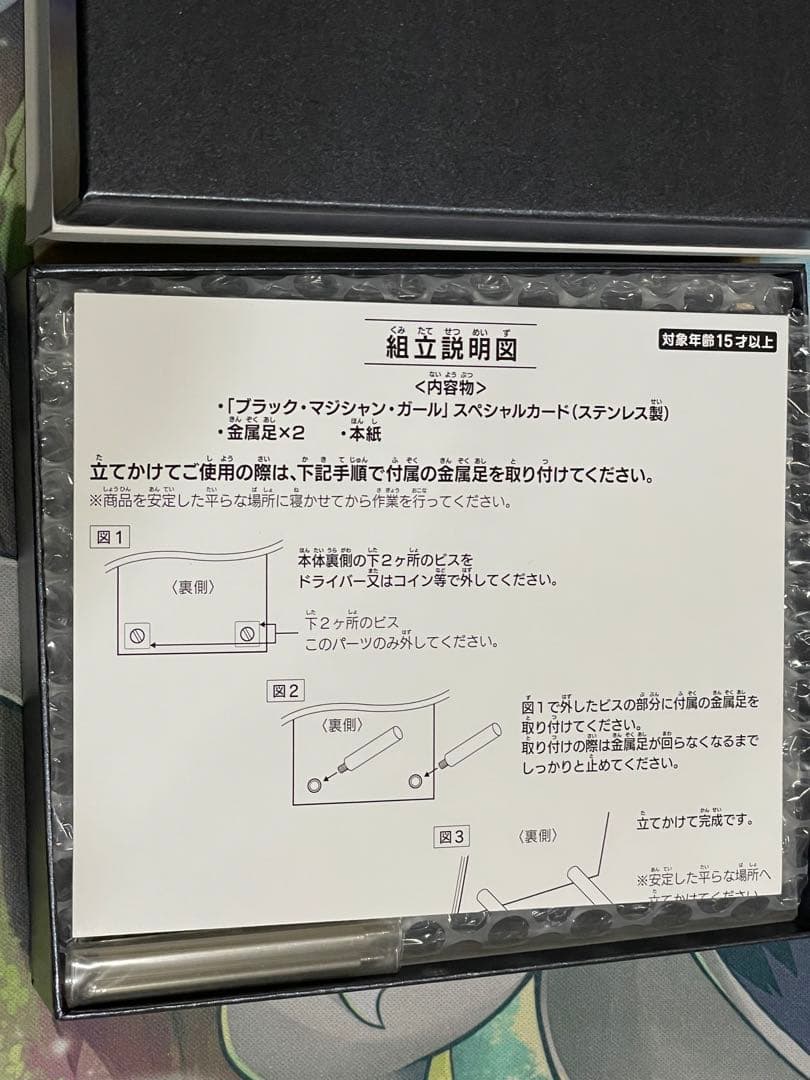 遊戯王OCG デュエルモンスターズ 「ブラック・マジシャン・ガール」ステンレス製
