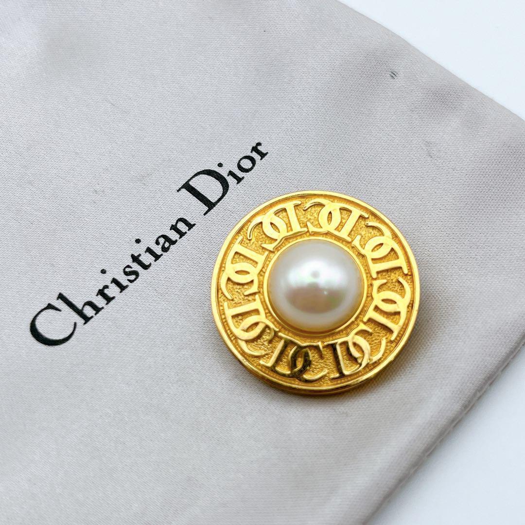 2006　極美品✨Dior　ブローチ　CD　ロゴ　希少　刻印