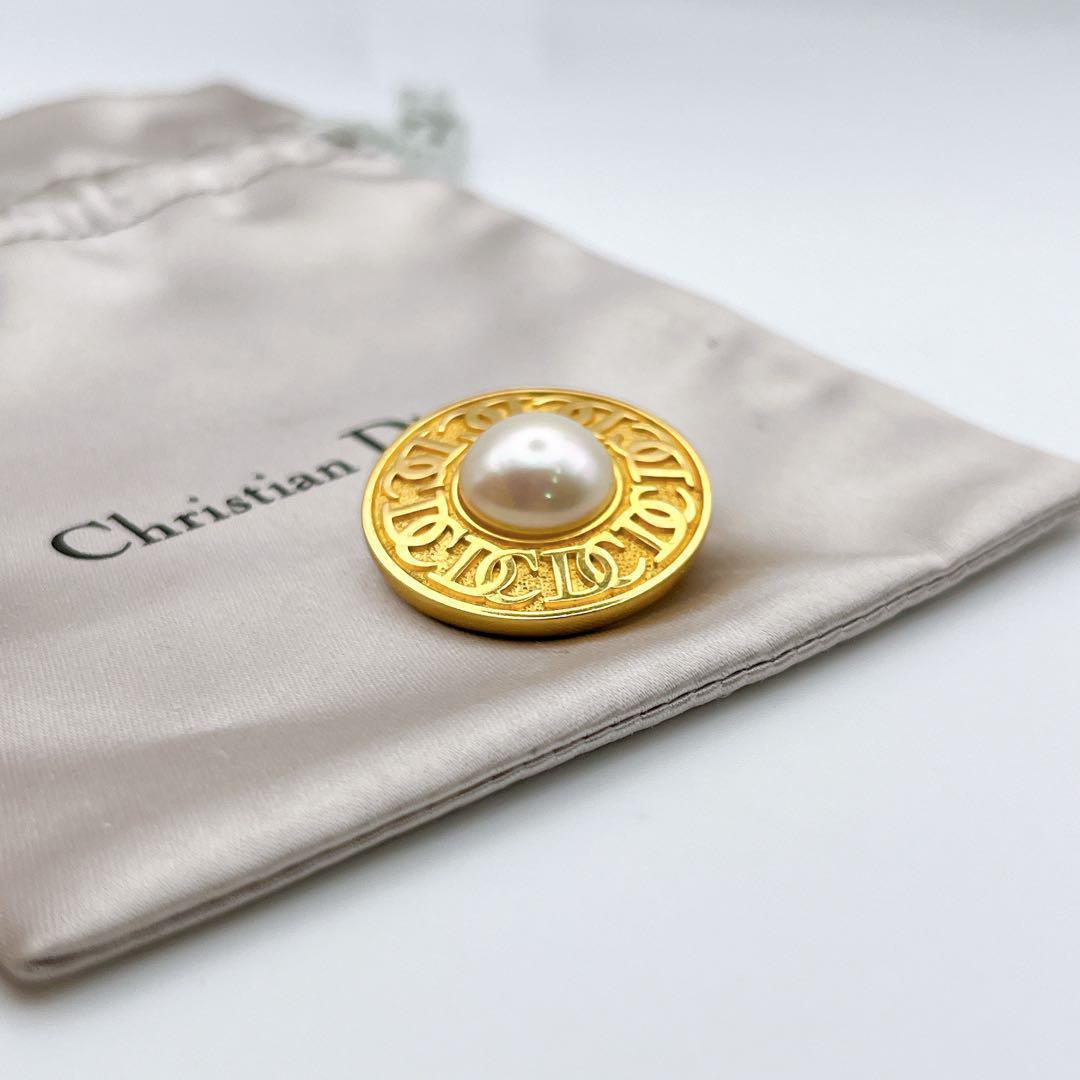 2006　極美品✨Dior　ブローチ　CD　ロゴ　希少　刻印