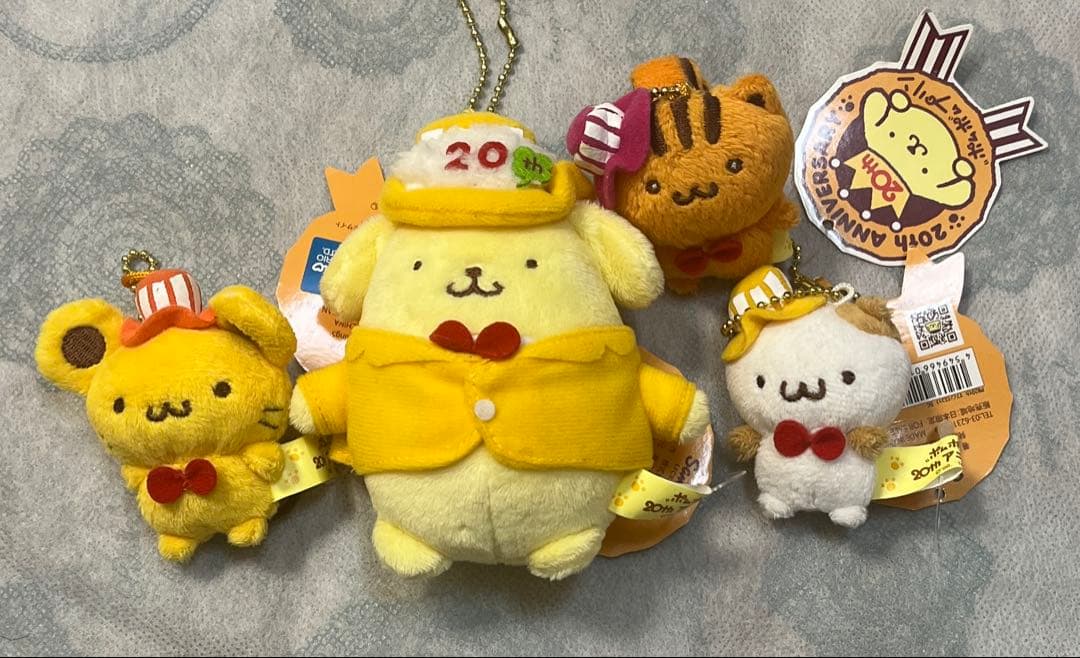 【新品・タグ付き】ポムポムプリン　20周年　マスコット　チームプリン