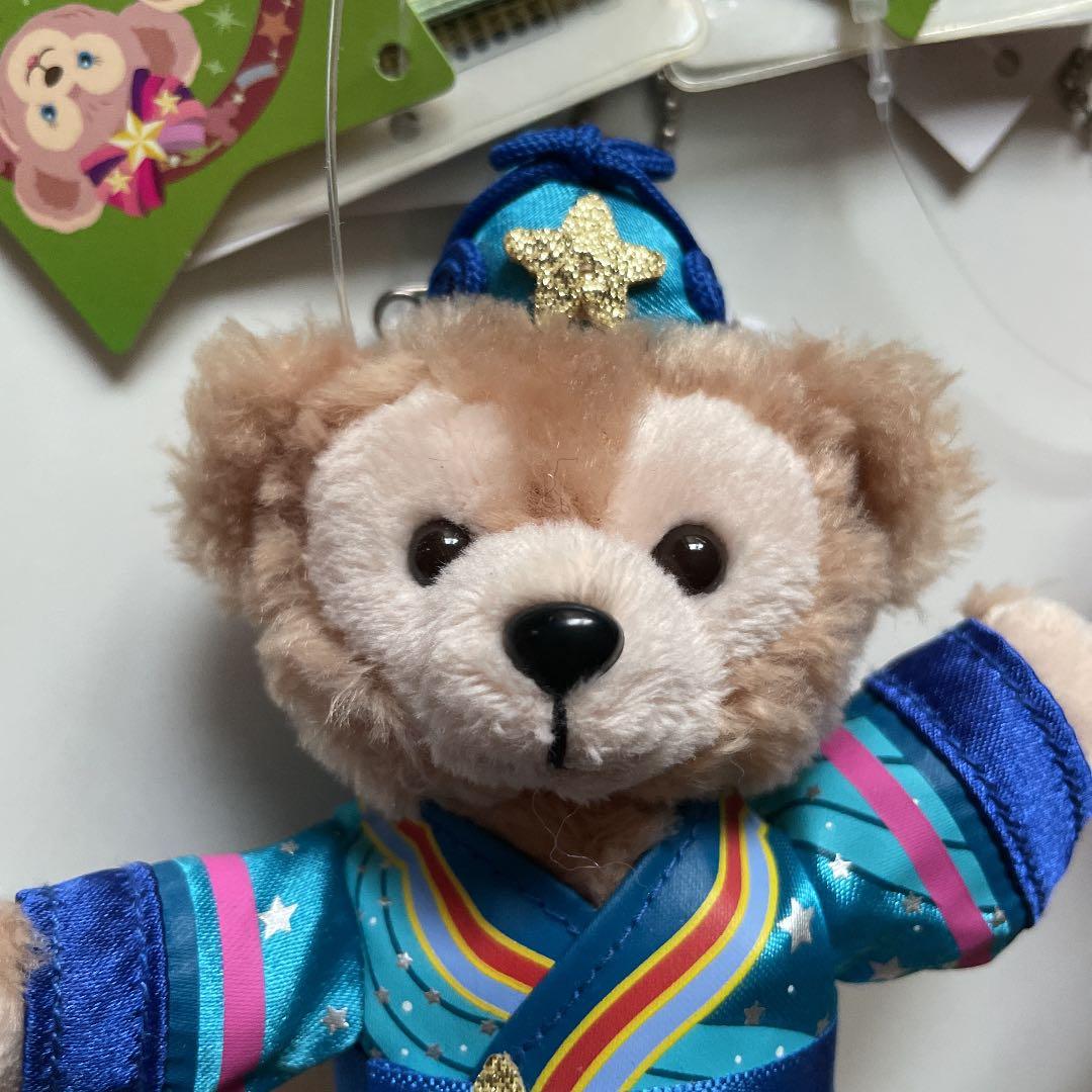 ぬいぐるみバッジ ダッフィー シェリーメイ 2013 デニム 2015 七夕