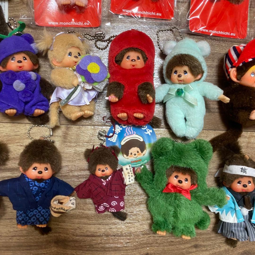 希少　モンチッチマスコットぬいぐるみキーホルダー　まとめ売り　セキグチ