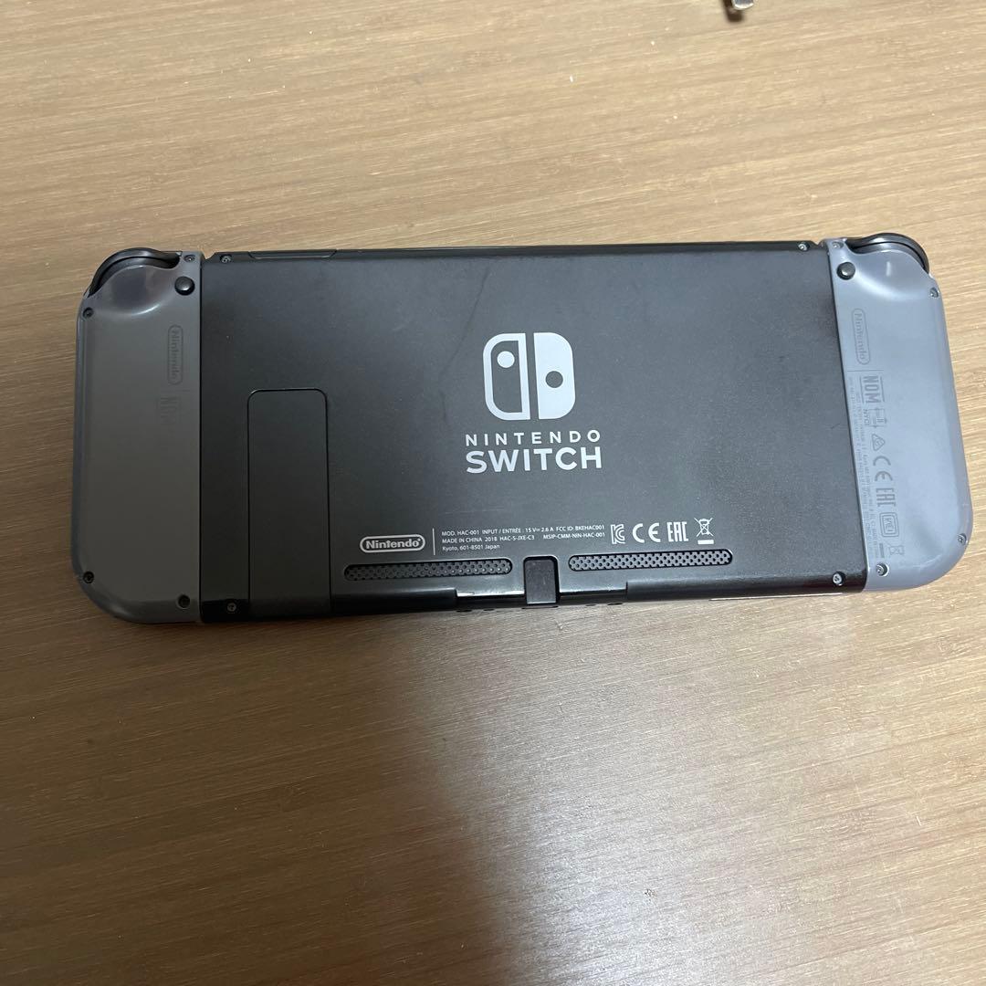 Nintendo Switch 本体 グレー 箱無し　SDカード付き