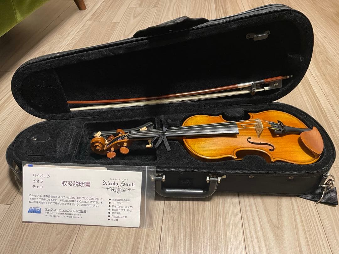 Nicolo Santi 1/4 ニコロサンティ バイオリンケース付き