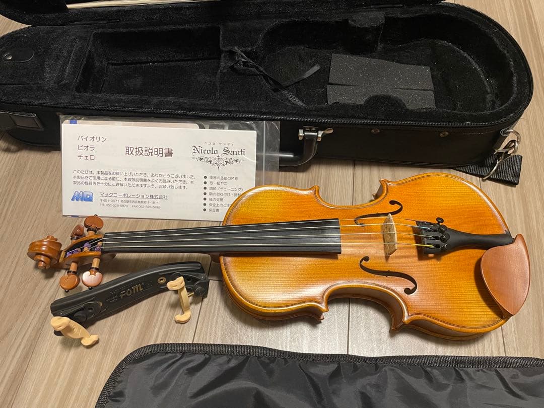 Nicolo Santi 1/4 ニコロサンティ バイオリンケース付き