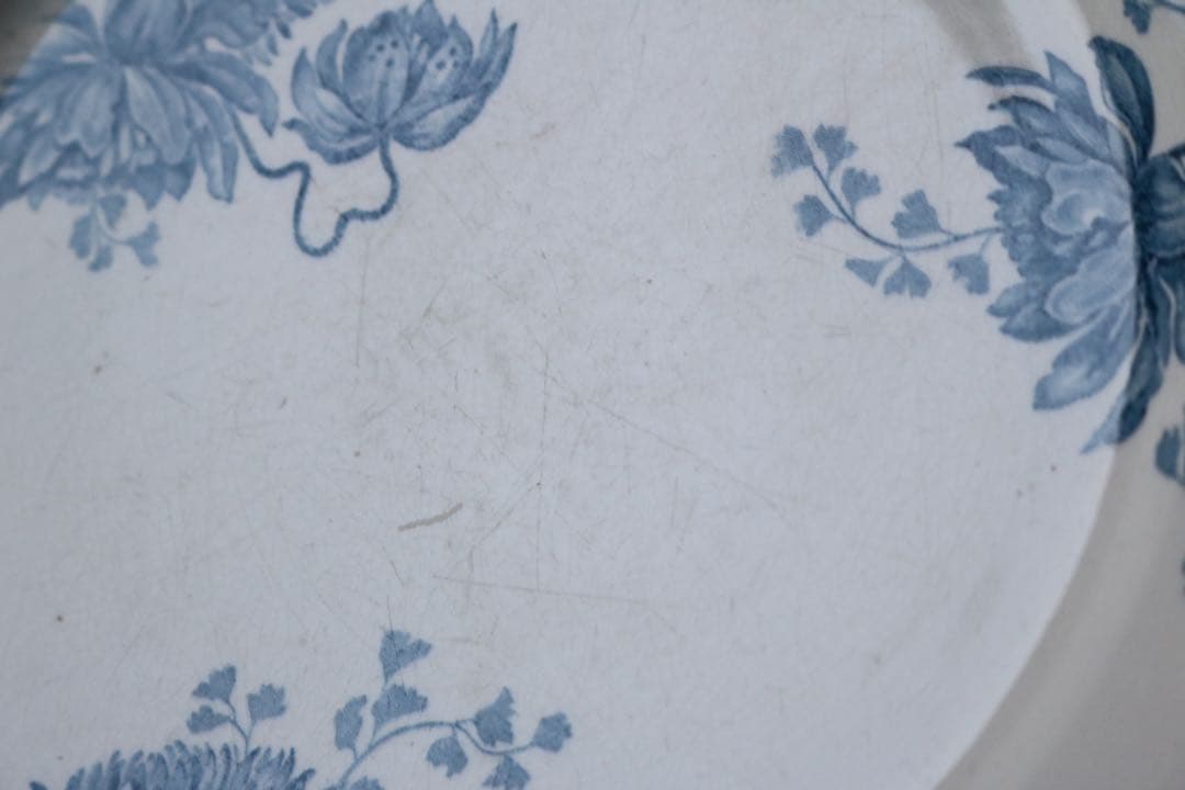 フランス　アンティーク　プレート　　sarreguemines royat