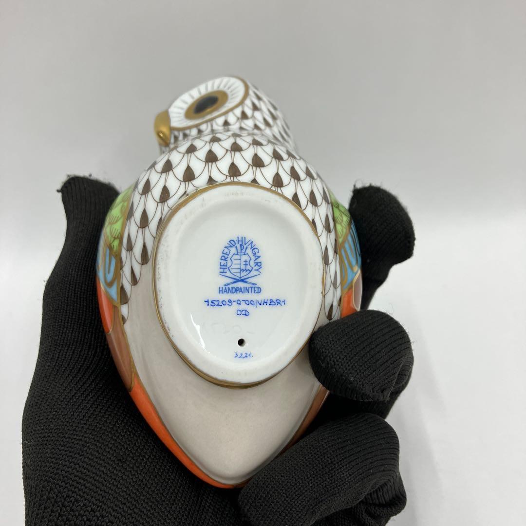 ヘレンド　オウル　世界のフクロウ　箱　ギリシャ　コリント