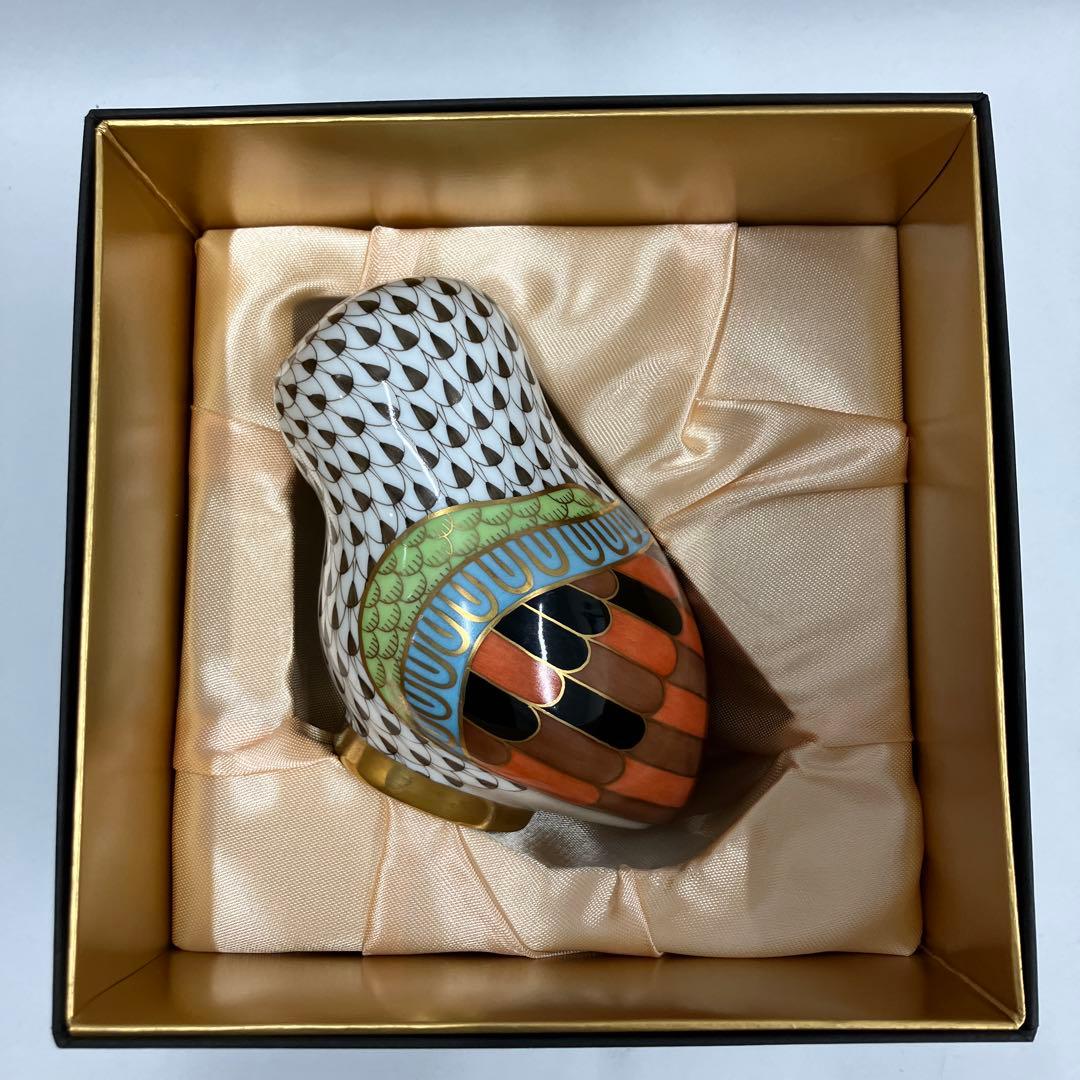 ヘレンド　オウル　世界のフクロウ　箱　ギリシャ　コリント