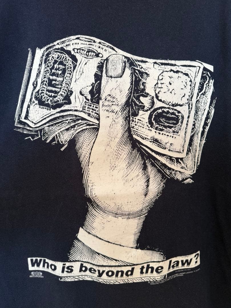 90s RAGE AGAINST THE MACHINE Tシャツ XL