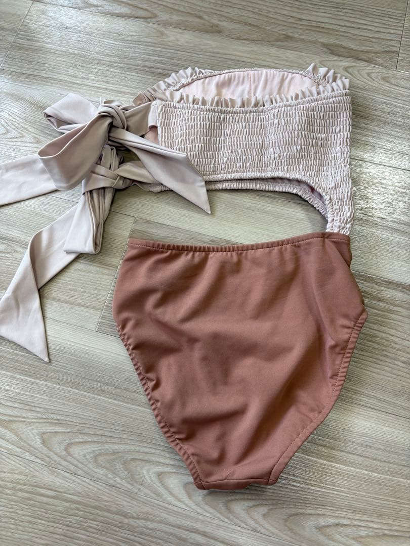 【値下げ】herlipto 水着☆Double Bow ONE PIECE