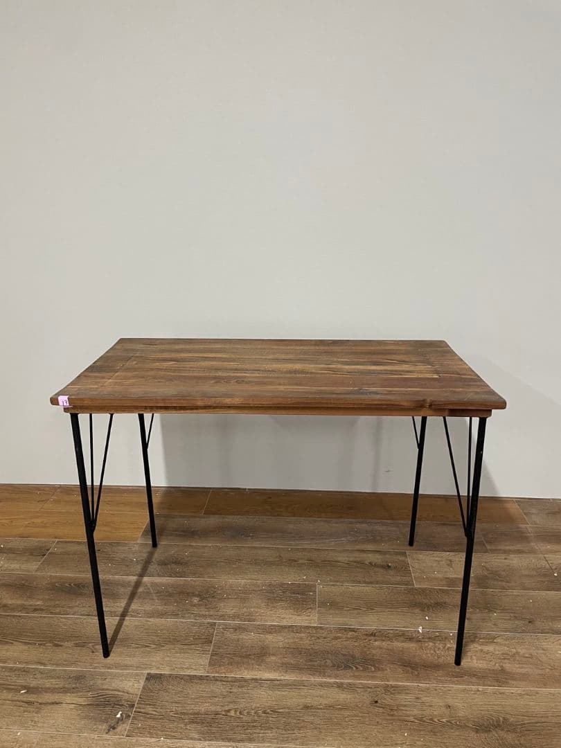 あ　ウォールナット色　カウンターテーブル　デスク　　幅 100cm