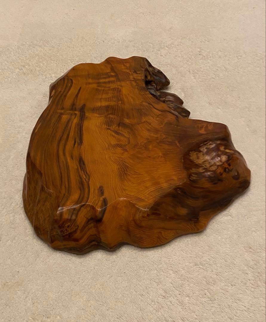 【レア形✨️】屋久杉 花台 敷台 台座 盆栽台 屋久杉工芸品 世界遺産