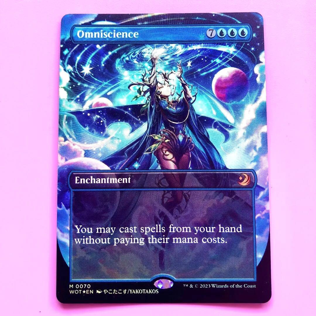 MTG 全知　おとぎ話　ボーダーレス　foil 英語版