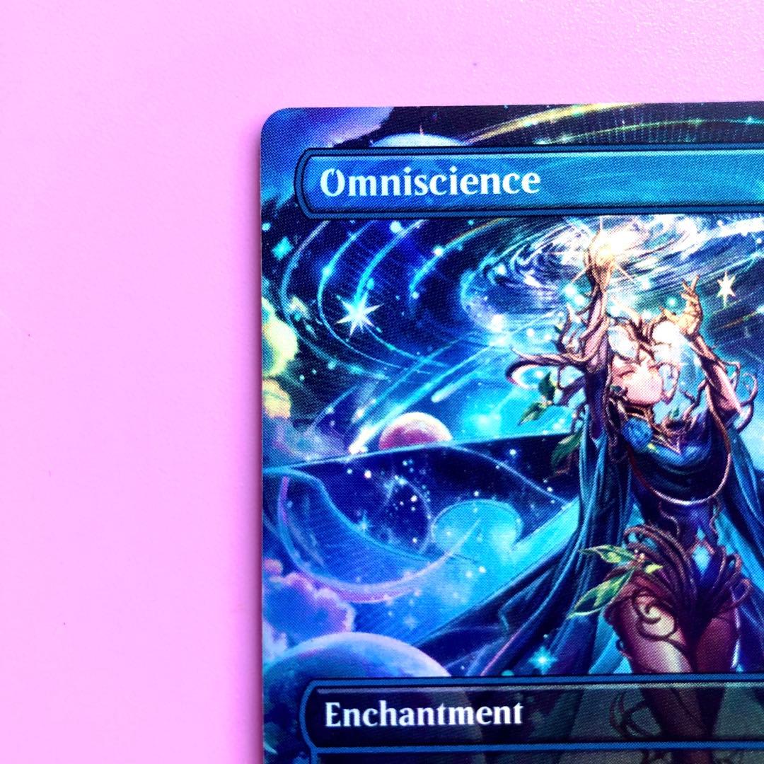 MTG 全知　おとぎ話　ボーダーレス　foil 英語版