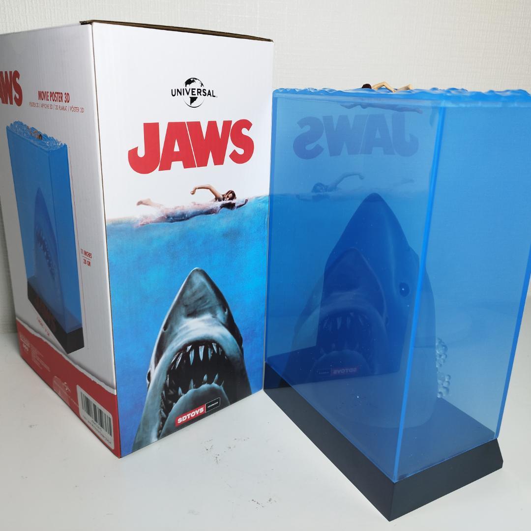 ジョーズ 3D ポスター スタチュー 新品 ムービーポスタージオラマ IZO4