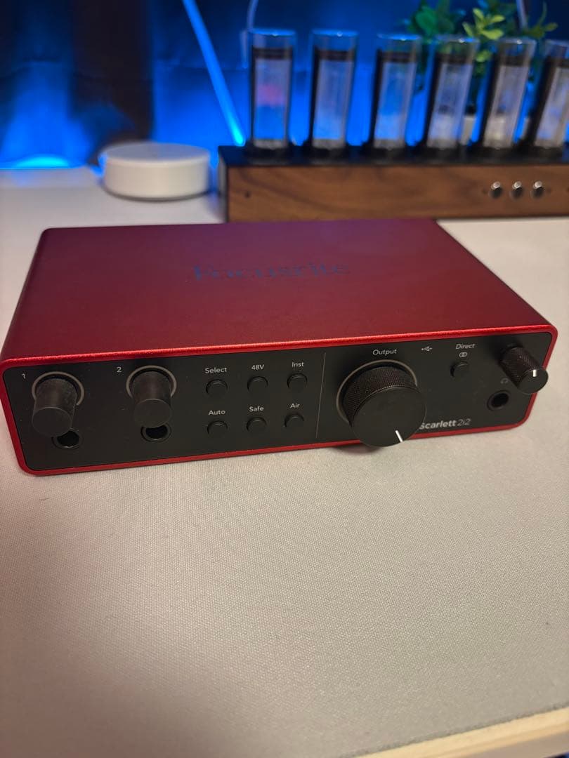 Focusrite Scarlett 2i2 gen4オーディオインターフェイス