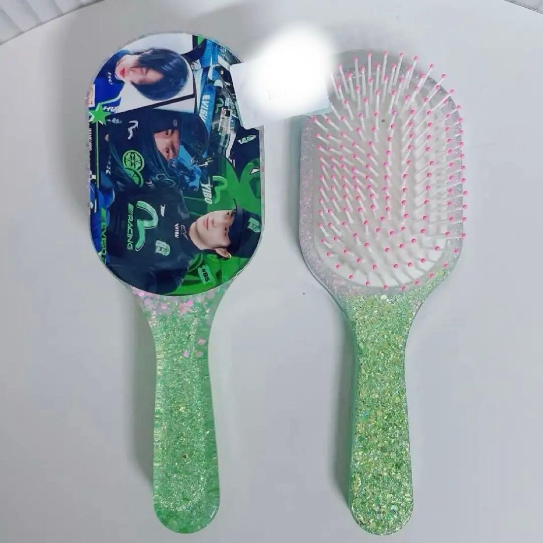 王一博 超大レジンエアークッション付きヘアブラシ　9点セット❣️確認用0105