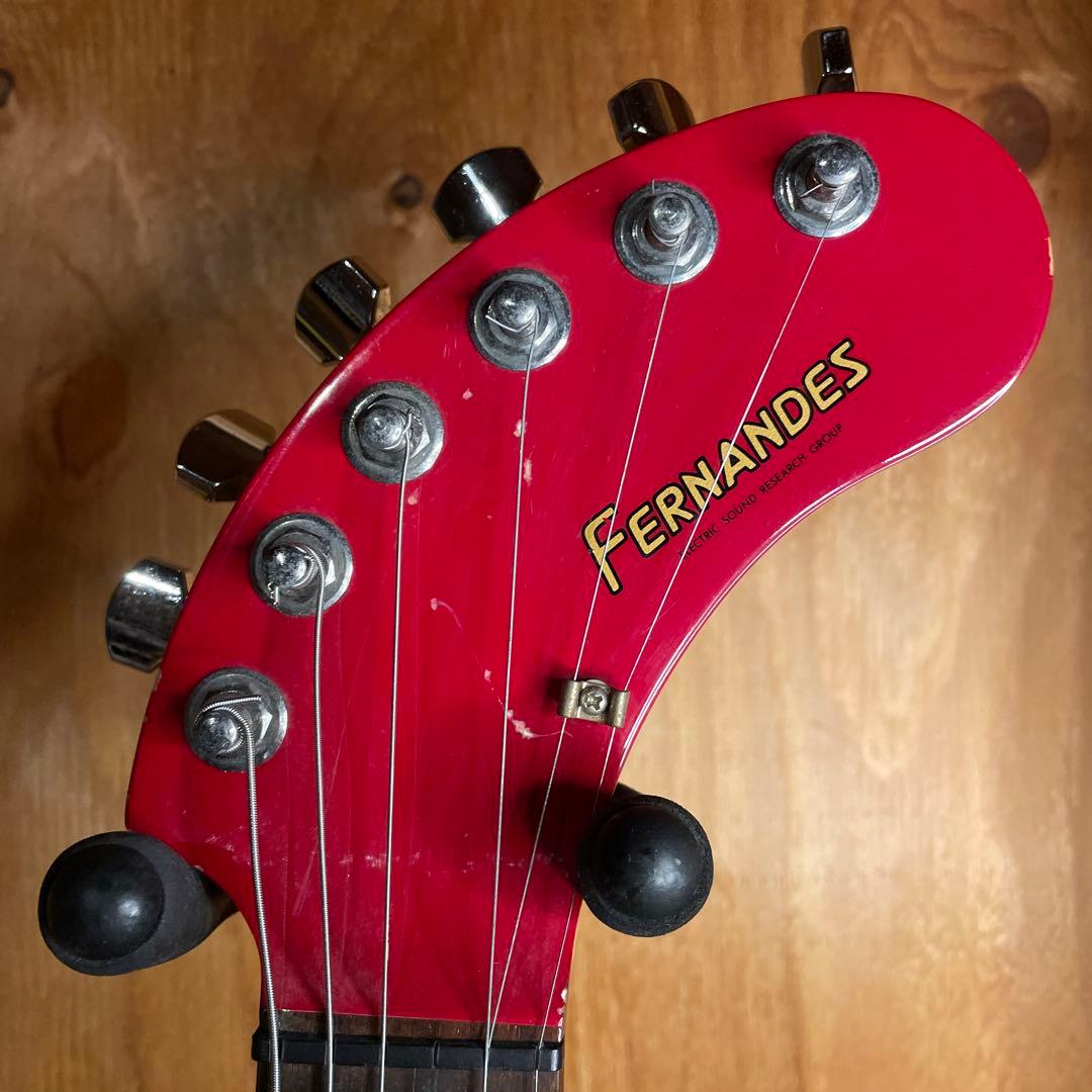 【ソフトケース付き】FERNANDES zo-3 レッド