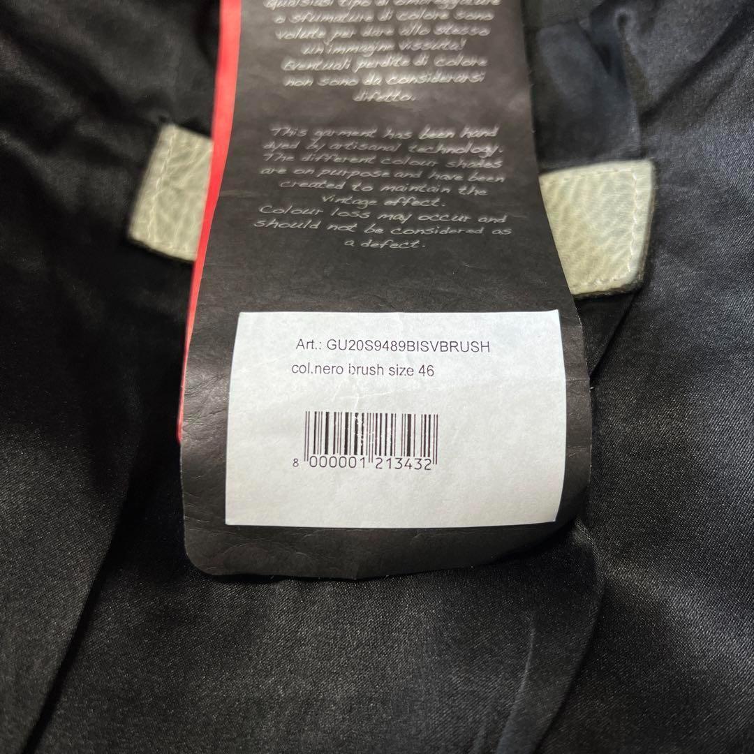 【新品定価22万】GIORGIO BRATO ラムレザージャケット ブラック46