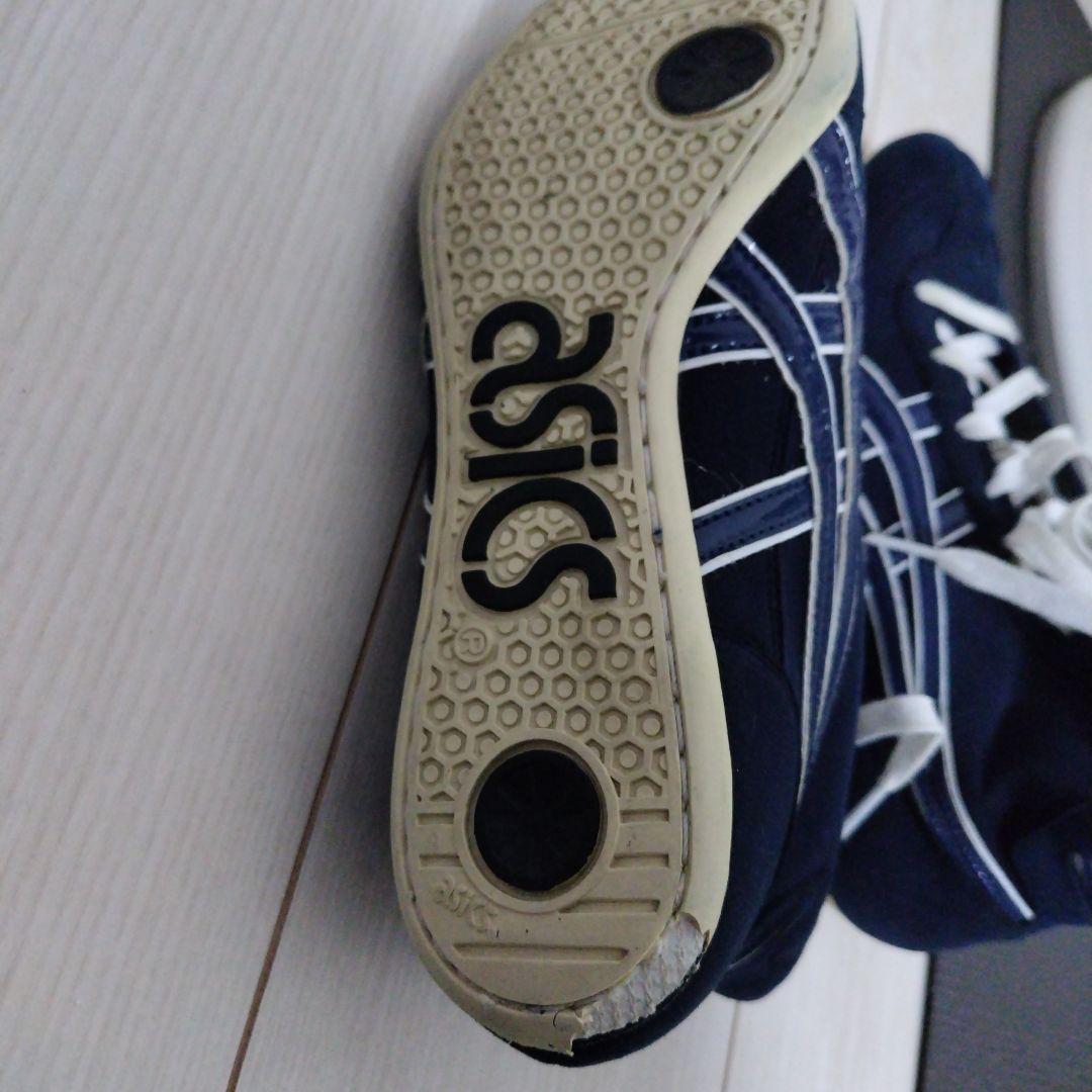 レスリングシューズ ネイビー ハイカット