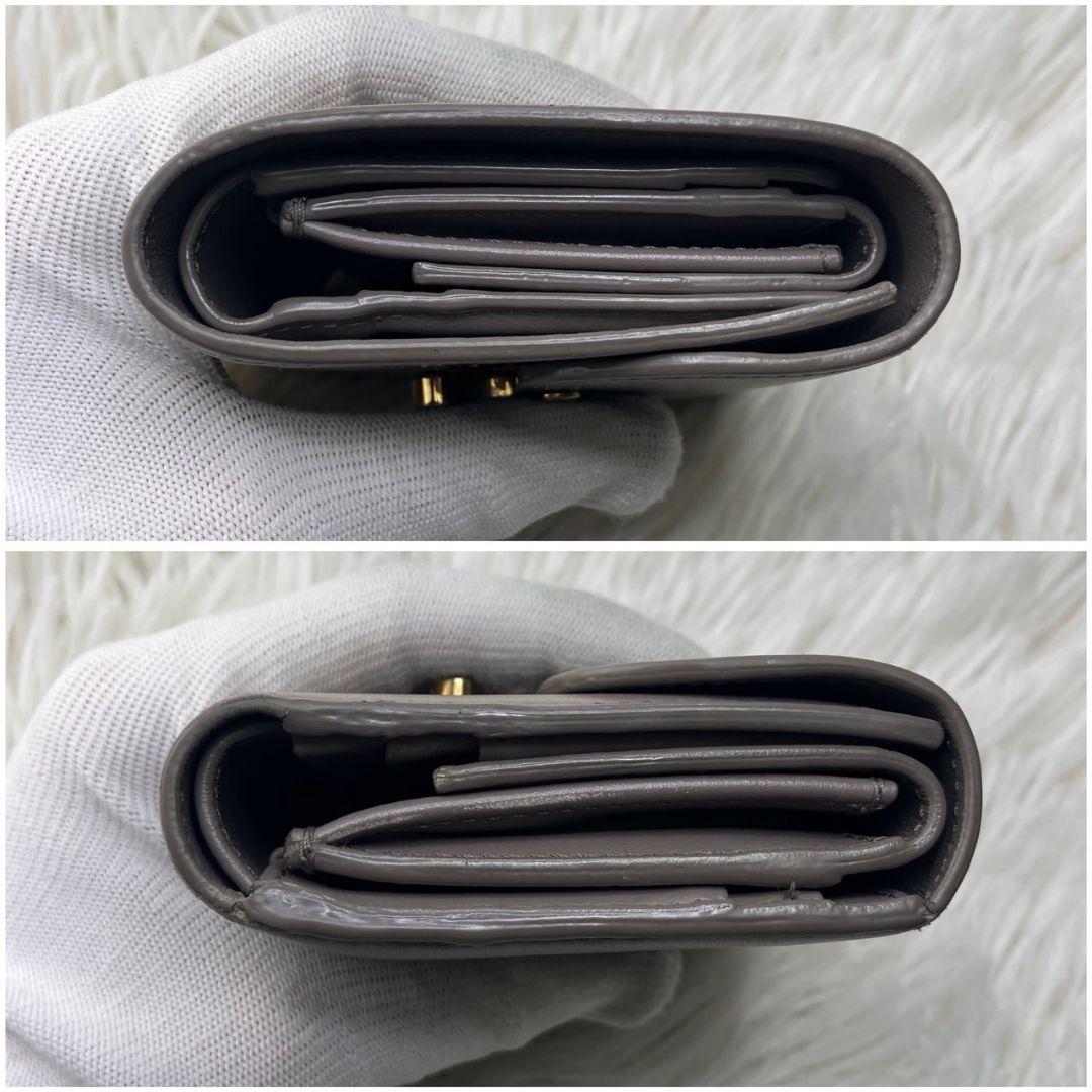 極美品✨セリーヌ　三つ折り　トリオンフ　スモールウォレット　レザー