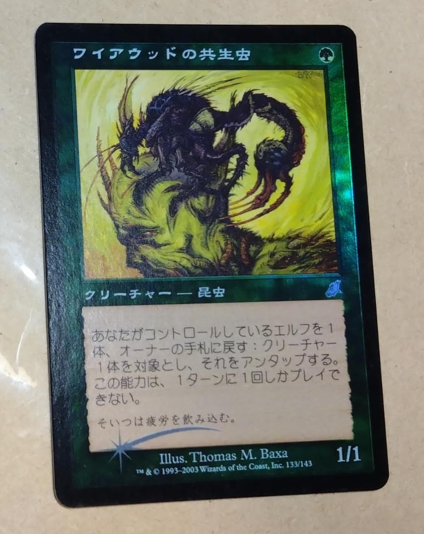 MTG【Foil】SCG ワイアウッドの共生虫Wirewood Symbiote