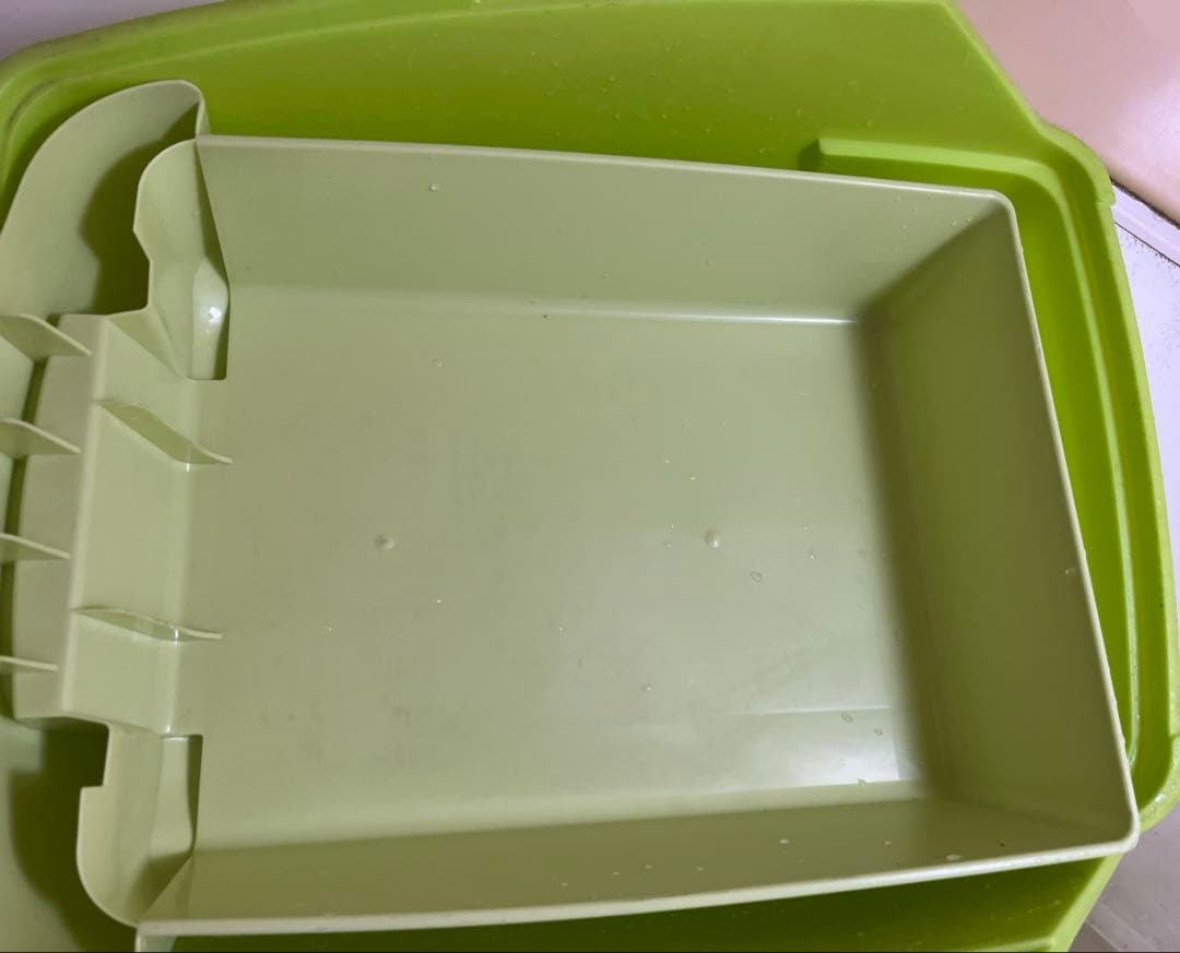 希少な廃盤品‼︎アイリスオーヤマ楽ちん猫用トイレ♪グリーン