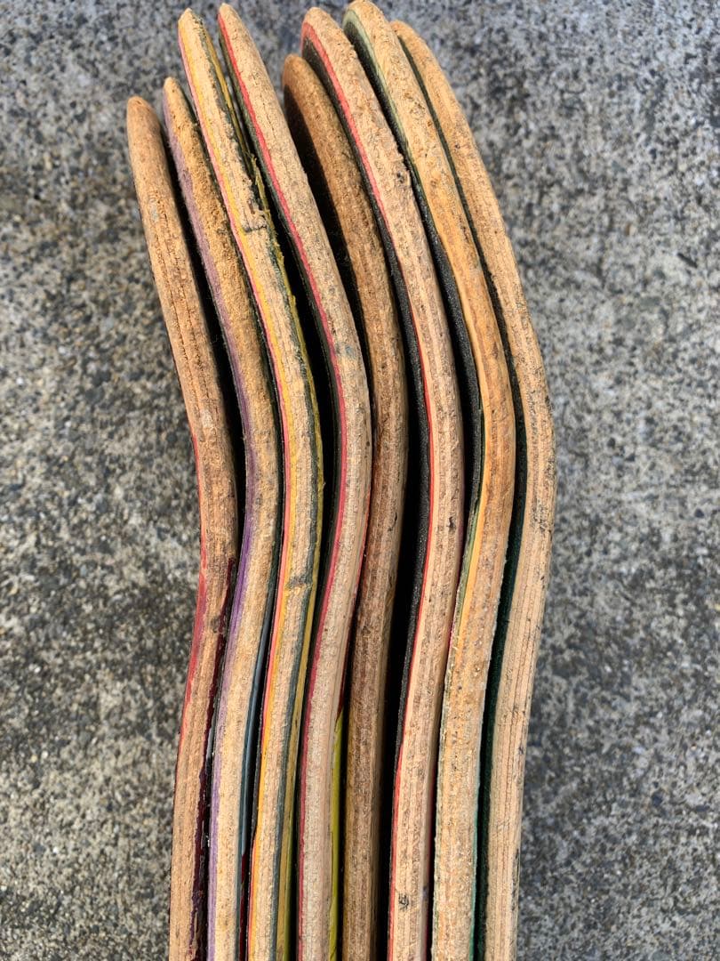 スケートボード　廃デッキ15枚セット