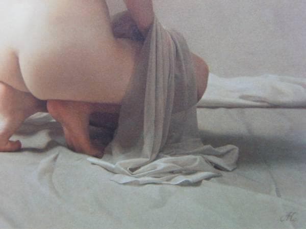 森本草介、【光の方へ】、希少な額装用画集より、美品、新品額装付