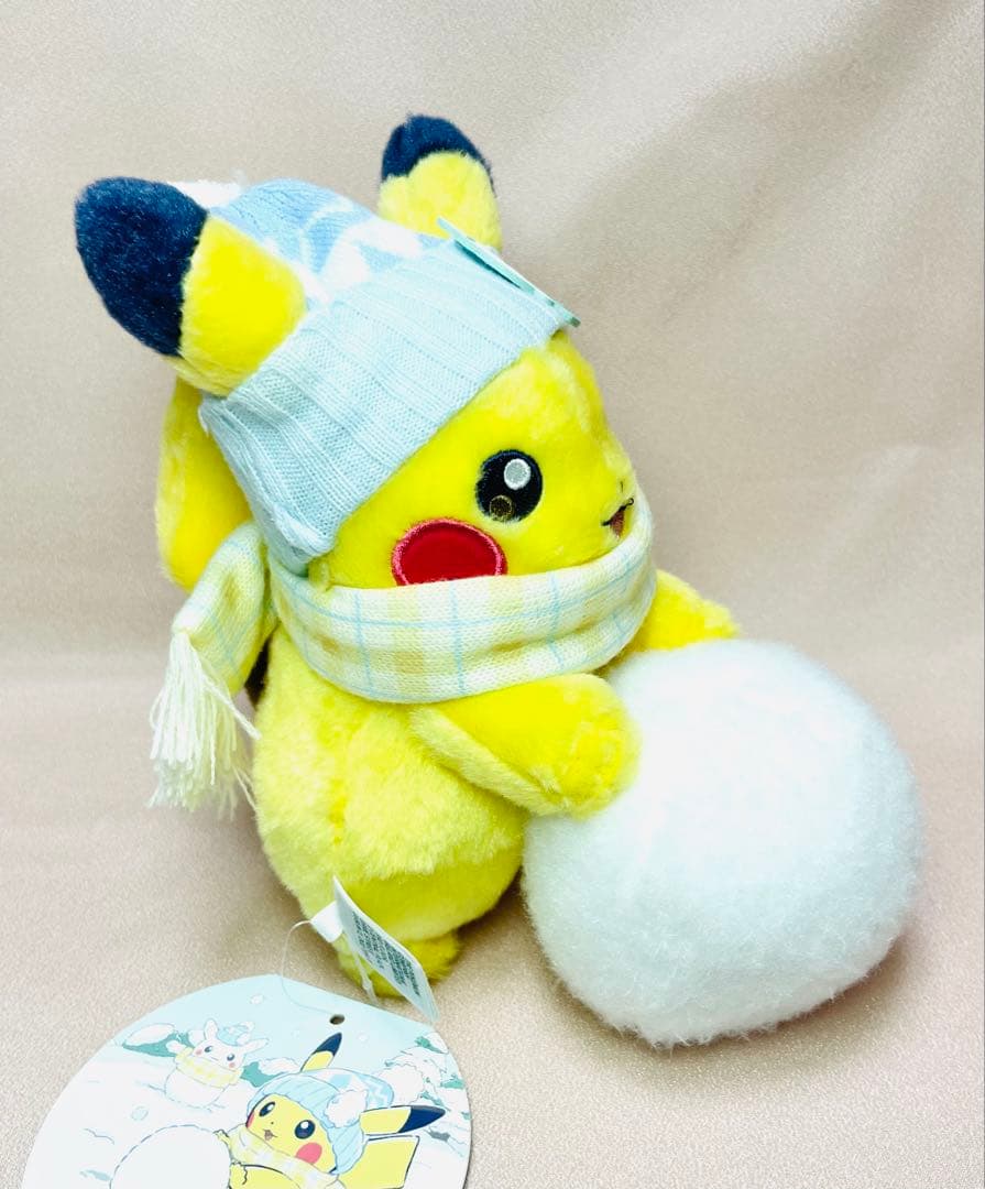新品タグ付き　ポケモン ゆきだるま ピカチュウ ヤドン カビゴン　4体セット