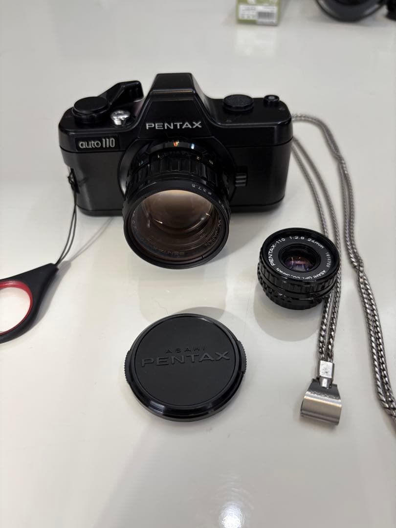 PENTAX auto110 フィルムカメラ セット☆綺麗です