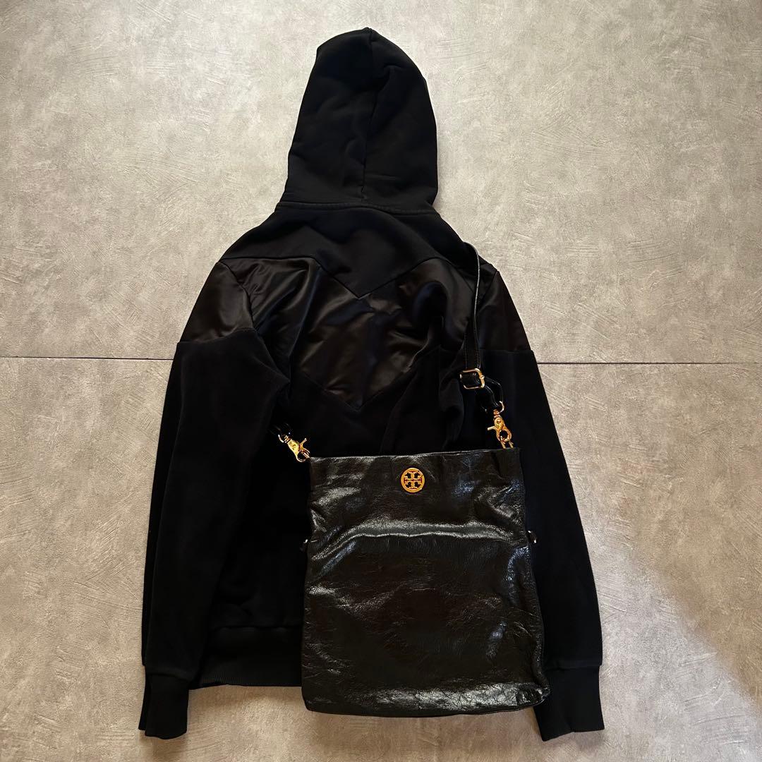 バッグ tory burch grunge shoulder bag y2k black