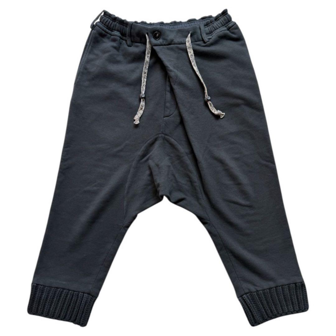 【極美品】ガブリエレ パジーニ サルエル パンツ ブラック 48 イタリア製