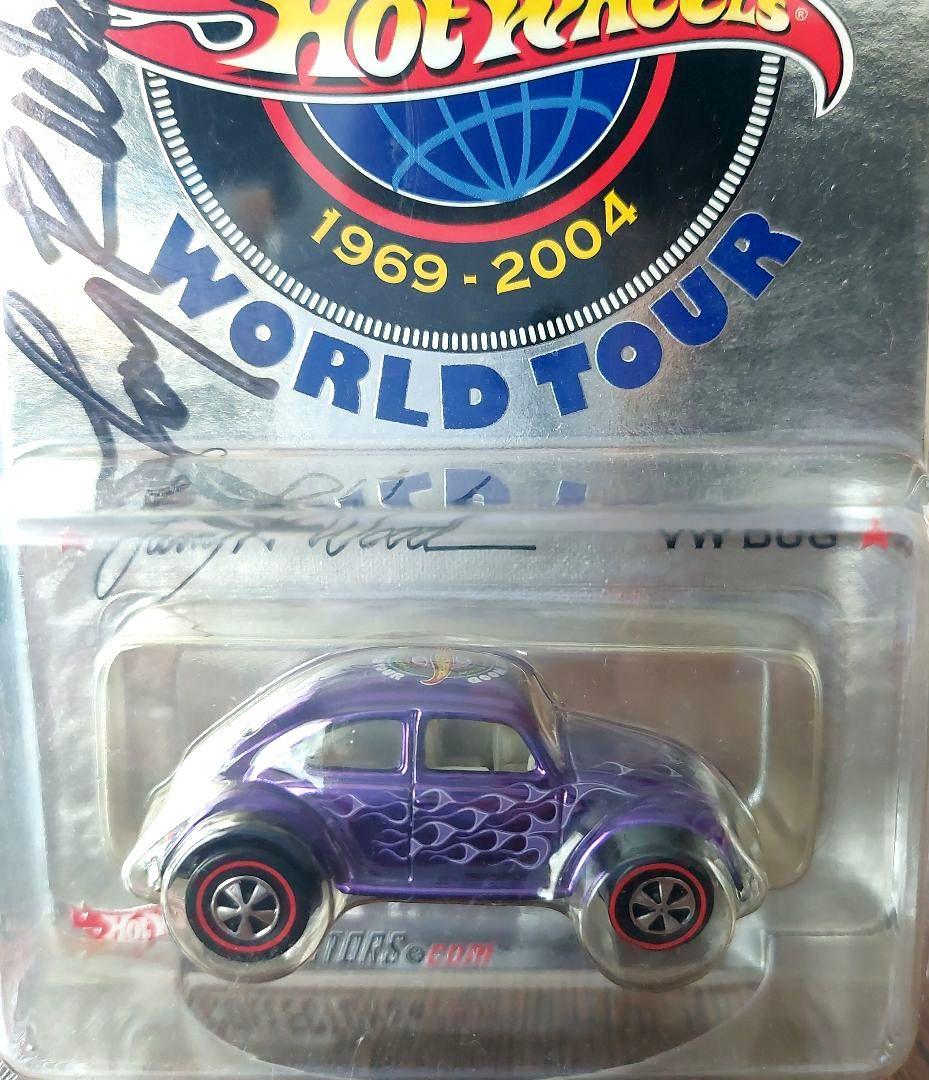 Hot Wheels LARRY WOOD　VW BUG　ラリーウッドサイン入り
