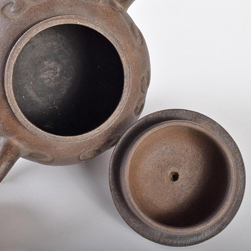 中国　紫砂　朱泥　急須　茶壷　在銘　M　R7711