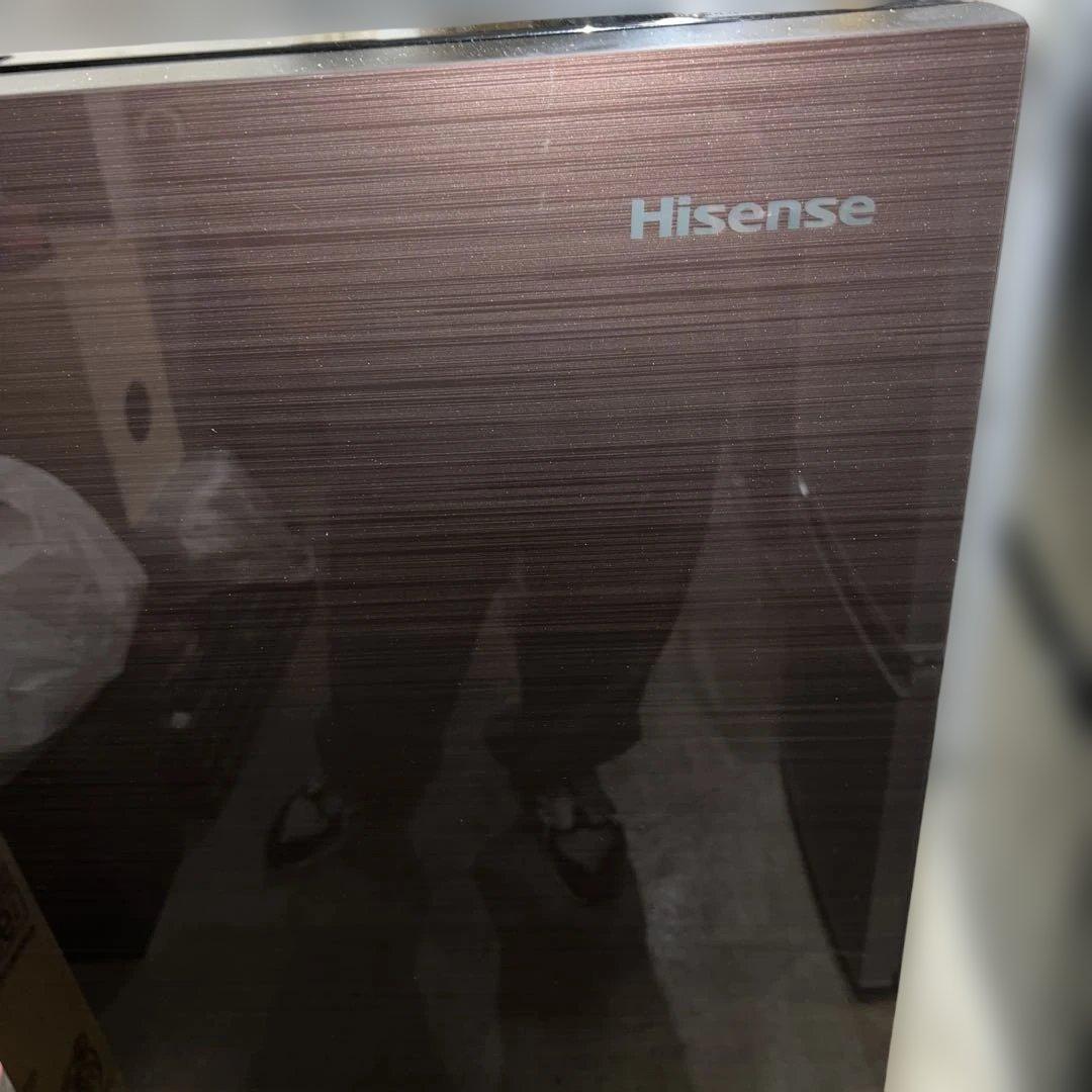 ⭐︎美品ハイセンス/冷蔵庫/オシャレガラスモデル/2021年製/送料設置無料！