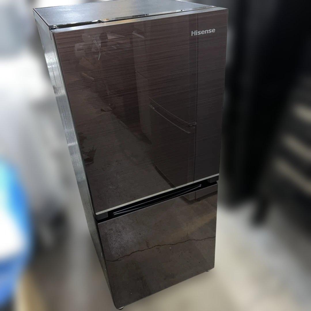 ⭐︎美品ハイセンス/冷蔵庫/オシャレガラスモデル/2021年製/送料設置無料！