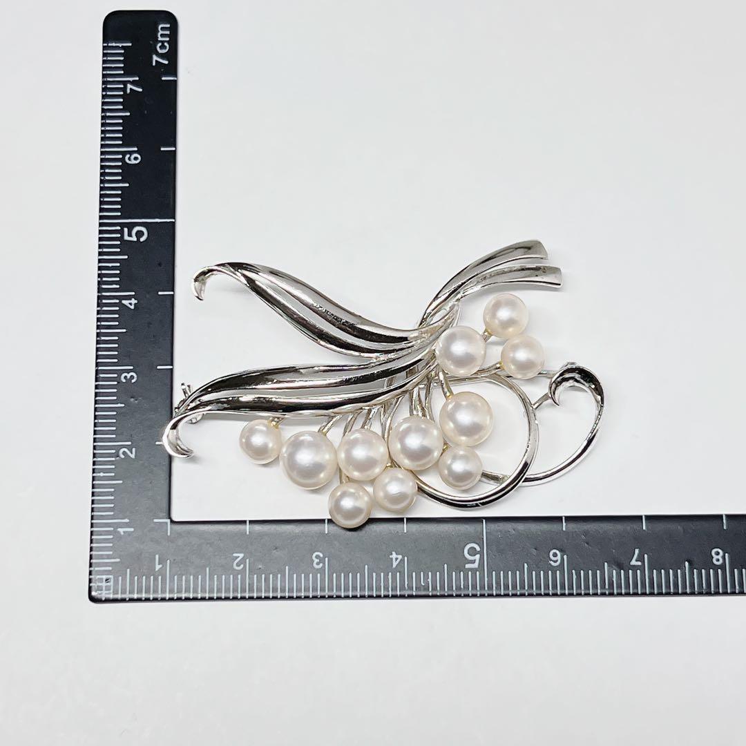 MIKIMOT ミキモト アコヤパール　ブローチ　フラワ　ブーケ　花　11球