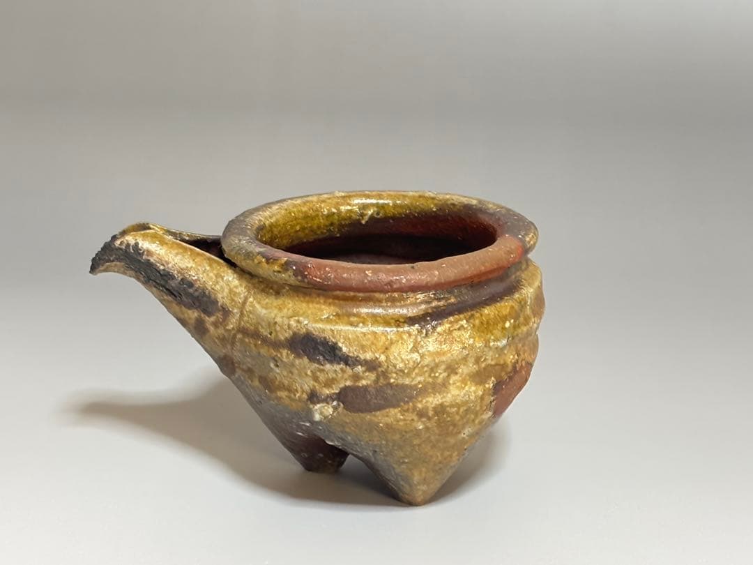 備前酒注ぎ　小出尚永　共箱　　師、原田拾六