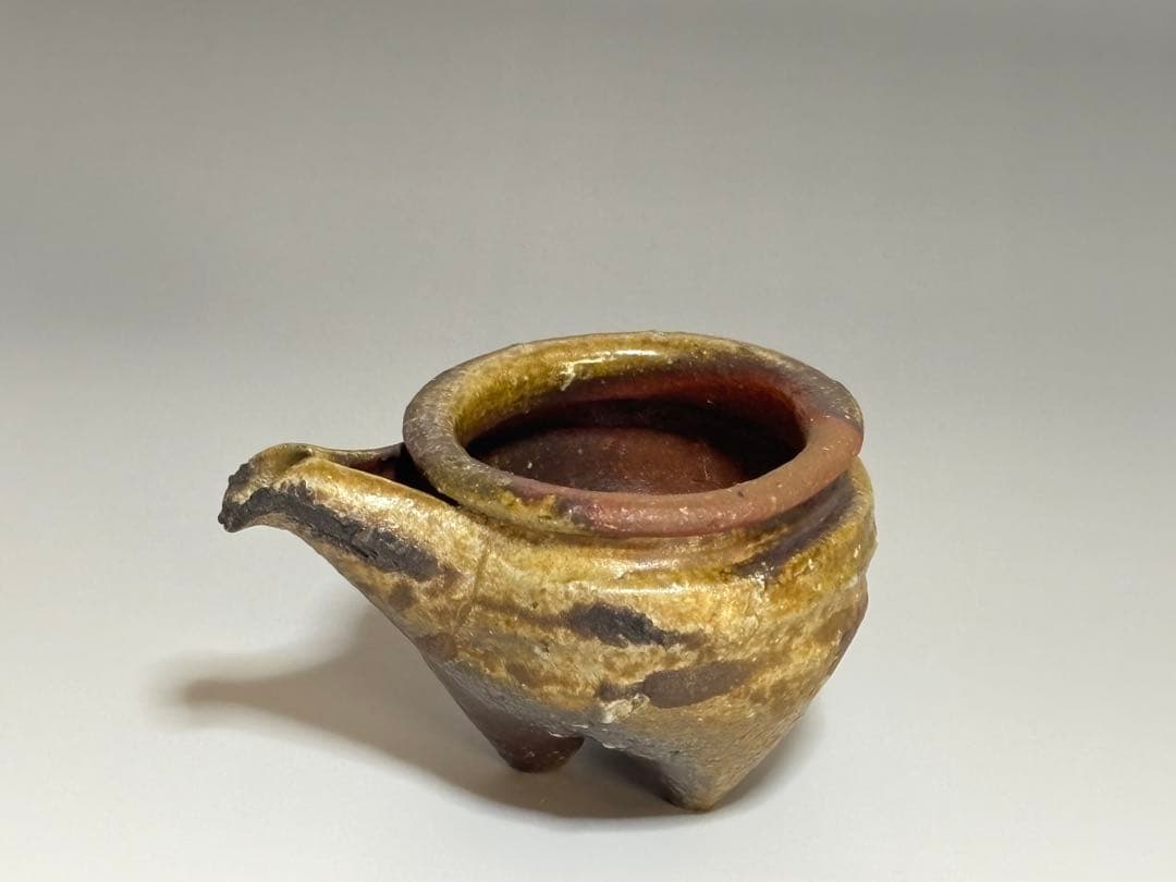 備前酒注ぎ　小出尚永　共箱　　師、原田拾六